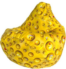 Кресло-мешок Flagman Груша Макси Г2.5-224 Smailiki 01 желтый