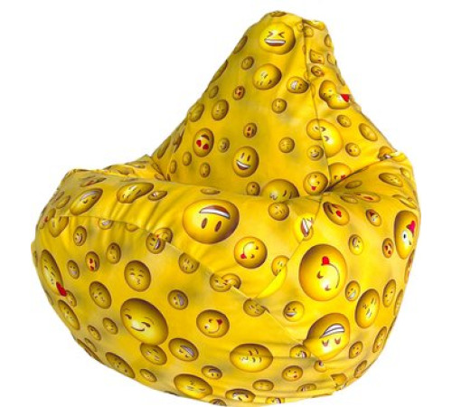 Кресло-мешок Flagman Груша Макси Г2.5-224 Smailiki 01 желтый