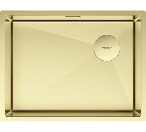 Кухонная мойка Paulmark Next-Skew 58 UNI PM885844-LG золото/светлое золото