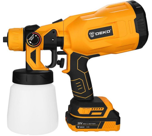 Краскораспылитель Deko DSG20K2 084-0012 с 1-им АКБ