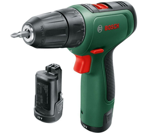 Дрель-шуруповерт Bosch EasyDrill 1200 06039D3007 с 2-мя АКБ, кейс