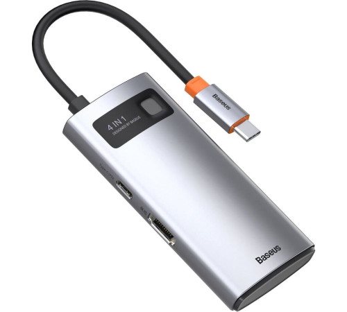 Док-станция Baseus Metal Gleam Series 4 in 1 Multifunctional Type-C CAHUB-CY0G