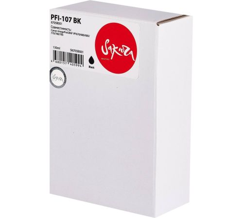 Картридж Sakura Printing SI6705B001 аналог Canon PFI-107 BK