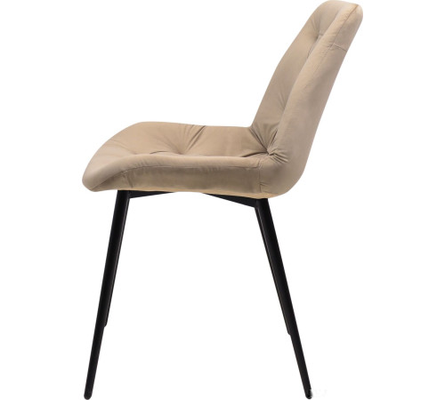 Стул Алвест AV 435 капучино бархат H-65/черный