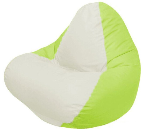 Кресло-мешок Flagman Relax Г4.1-006 салатовый/белый