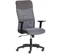 Офисное кресло TetChair Practic Plt ткань/кожзам серый