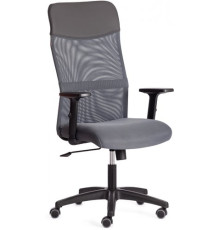 Офисное кресло TetChair Practic Plt ткань/кожзам серый