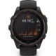 Умные часы Garmin Fenix 8 Solar, Sapphire 47мм титановый угольно-серый DLC с черным ремешком