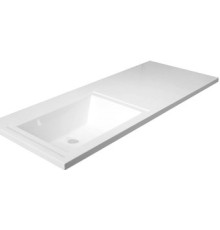 Умывальник Эстет Даллас 130, левая белый