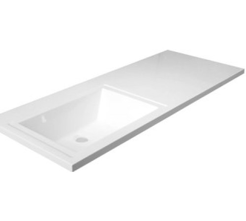 Умывальник Эстет Даллас 130, левая белый