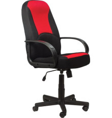 Офисное кресло Brabix City EX-512 ткань, черный/красный