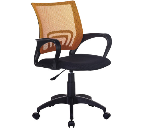 Кресло Бюрократ CH-695NLT черный/оранжевый