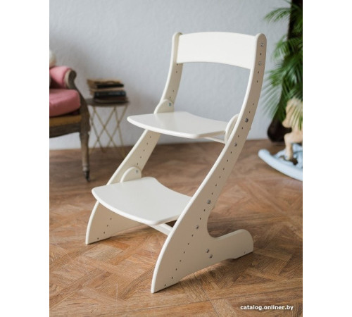 Растущий стул Друг Кузя Растущий Павлин слоновая кость