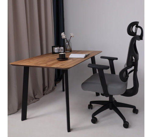 Офисное кресло AksHome Pascal ткань/сетка, серый