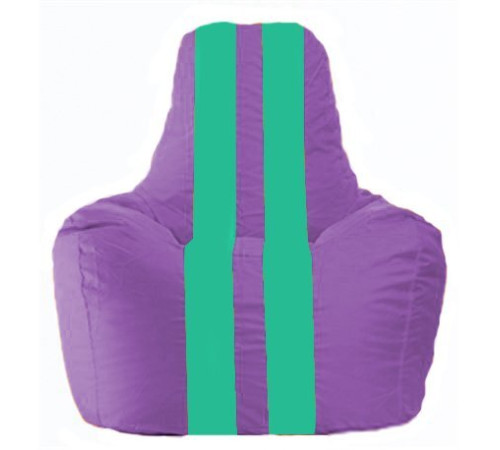 Кресло-мешок Flagman Спортинг С1.1-112 сиреневый/бирюзовый