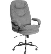 Офисное кресло TetChair Comfort Lux 22 metalBL ткань серый KUB 05