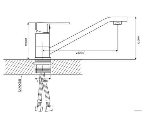 Смеситель Ekko E49301