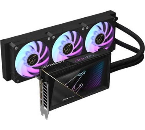 Видеокарта Gigabyte Aorus GeForce RTX 5080 Xtreme Waterforce 16G GV-N5080AORUSX W-16GD