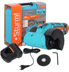 Угловая шлифмашина Sturm CAG1276C с АКБ