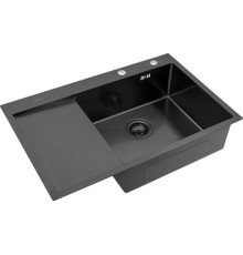 Кухонная мойка ARFEKA ECO AR 780*500 R BLACK PVD NANO