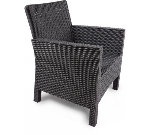 Кресло ВПМ Ротанг 6199088 темно-серый