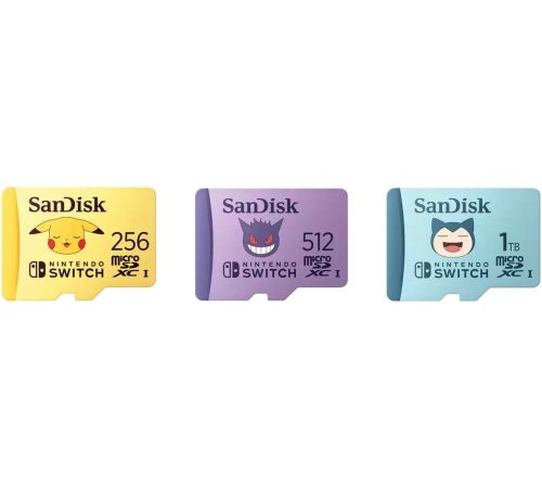 Карта памяти SanDisk Pokemon microSD 256GB SDSQXAO-256G-GN6ZK