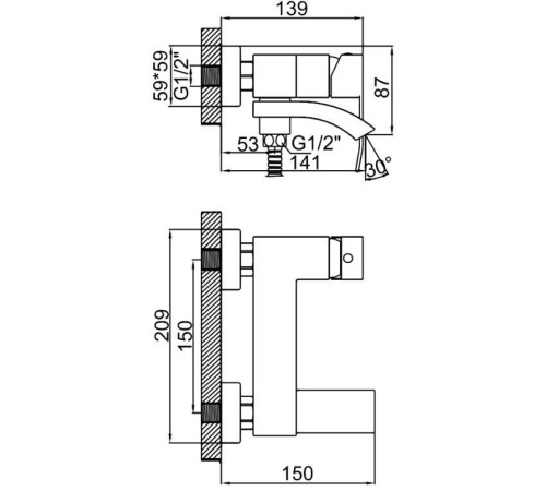 Смеситель Ledeme L73117
