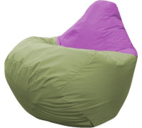 Кресло-мешок Flagman Груша Марсель Г2.1-441 оливковый/фиолетовый