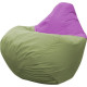 Кресло-мешок Flagman Груша Марсель Г2.1-441 оливковый/фиолетовый
