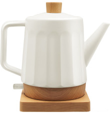 Электрический чайник CENTEK CT-0067 белый/под дерево