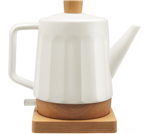 Электрический чайник CENTEK CT-0067 белый/под дерево