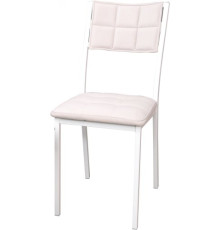 Стул Древпром Дункан ДП2-20 белый матовый/линкольн белый