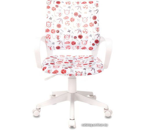 Компьютерное кресло Бюрократ KD-W4 1691599 белый аниме/пластик белый