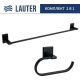 Набор для туалета Lauter 21SH8302 + 21SH9092 Matt Black, 2 предмета
