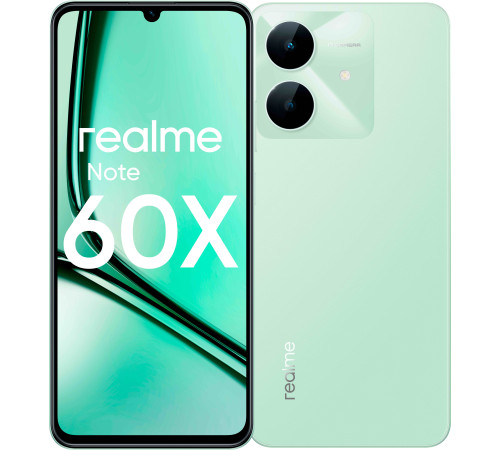 Телефон Realme Note 60x RMX3938 4GB/128GB зеленый