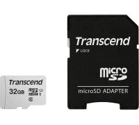 Карта памяти Transcend microSDHC 300S 32GB + адаптер