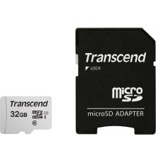 Карта памяти Transcend microSDHC 300S 32GB + адаптер