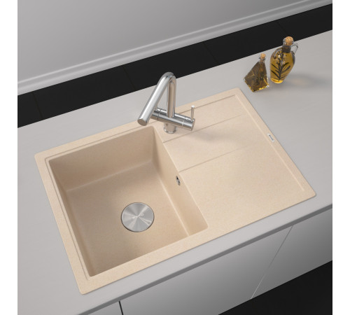 Кухонная мойка ZorG Rock 78 Premium beige