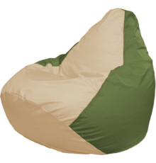 Кресло-мешок Flagman Груша Макси Г2.1-144 оливковый/бежевый