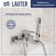 Смеситель Lauter Cascade 21CK6615C с лейкой Living Lily 21S10048