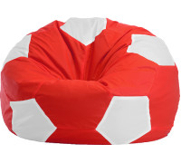 Кресло-мешок Flagman Мяч Стандарт М1.1-181 красный/белый