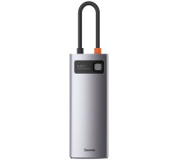 Док-станция Baseus Metal Gleam Series 6-in-1 Multifunctional USB Type C CAHUB-CW0G