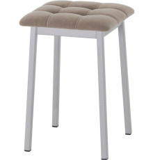 Табурет AMC Comfort 7.5.17 ткань, капучино/серебристый