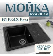 Кухонная мойка Saniteco Rosa черный