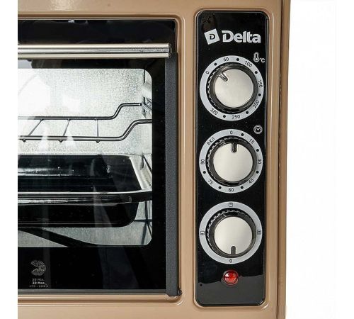 Мини-печь Delta D-0123 бежевый