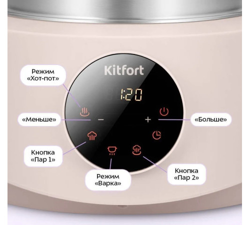 Пароварка Kitfort KT-9928