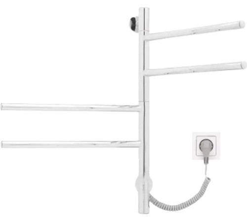 Полотенцесушитель Gloss & Reiter E2.L.43x60.F4 таймер, белый