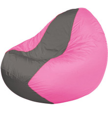 Кресло-мешок Flagman Classic К2.1-170 розовый/серый темный