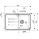 Кухонная мойка Franke BSG 611-78L 114.0683.322 графит