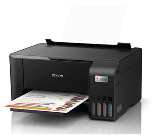 МФУ Epson EcoTank L3210 ресурс стартовых контейнеров 8100/6500, контейнер 103